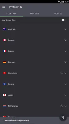 ProtonVPN android App screenshot 0